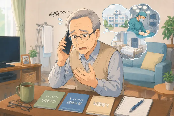明石市で身元保証を検討する際に必要な支援内容や施設対応の違いを整理している画像