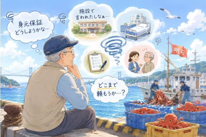 明石市で身元保証の支援範囲や生活支援体制を比較確認している画像