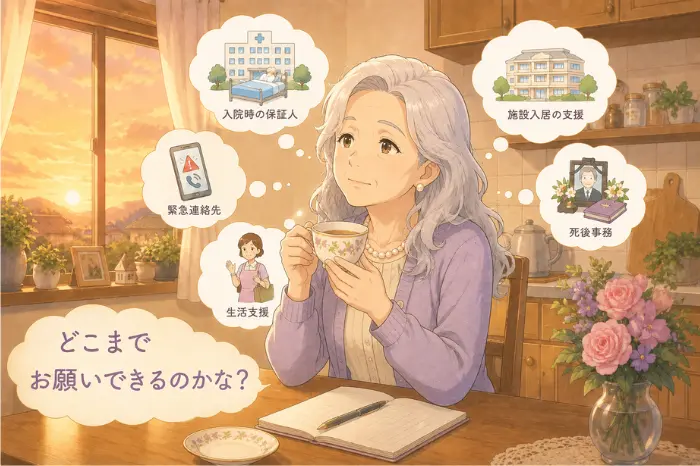 高砂市で身元保証を相談する前に確認したい対応範囲や費用を解説する画像