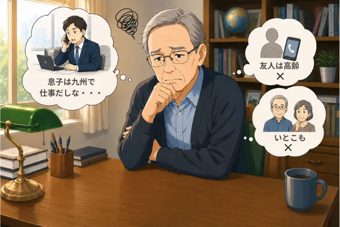 たつの市で身元保証を探す人向けに、保証人がいない場合の考え方や頼れる範囲を解説する画像