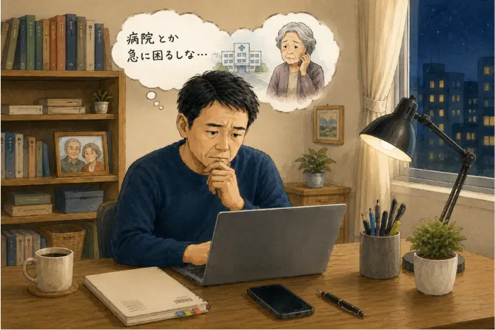 宍粟市で身元保証を調べる際に入院や施設入居、遠方家族の対応への不安を解説する画像