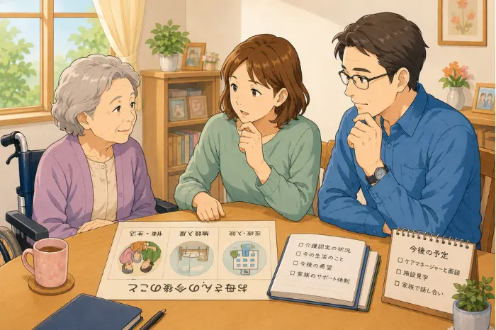 宍粟市で身元保証が必要になりやすい入院や施設入居、介護、認知症への備えについて解説する画像