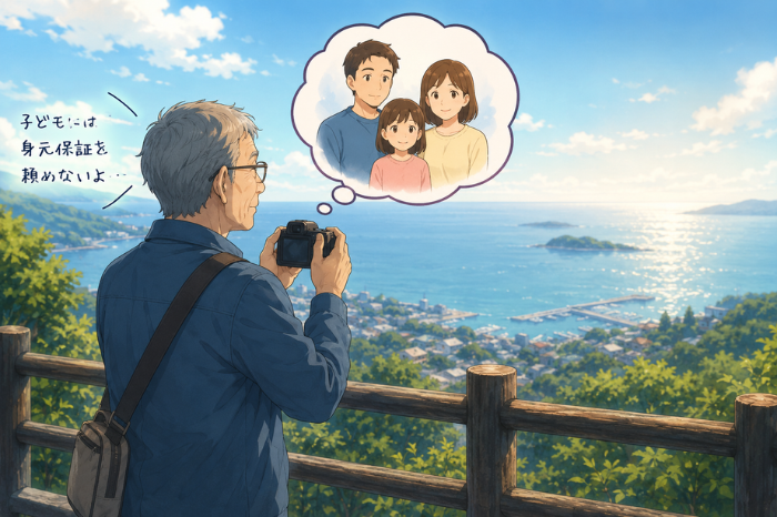 相生市で身元保証を考える際に、家族や親族がいても遠方や高齢などの理由で頼みにくいケースを説明する画像