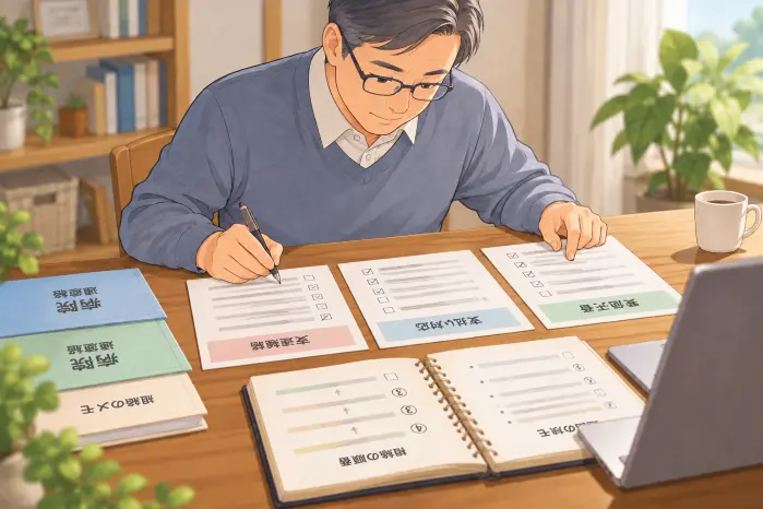 神戸市の身元保証の相談での書類をまとめる